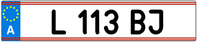 Truck License Plate